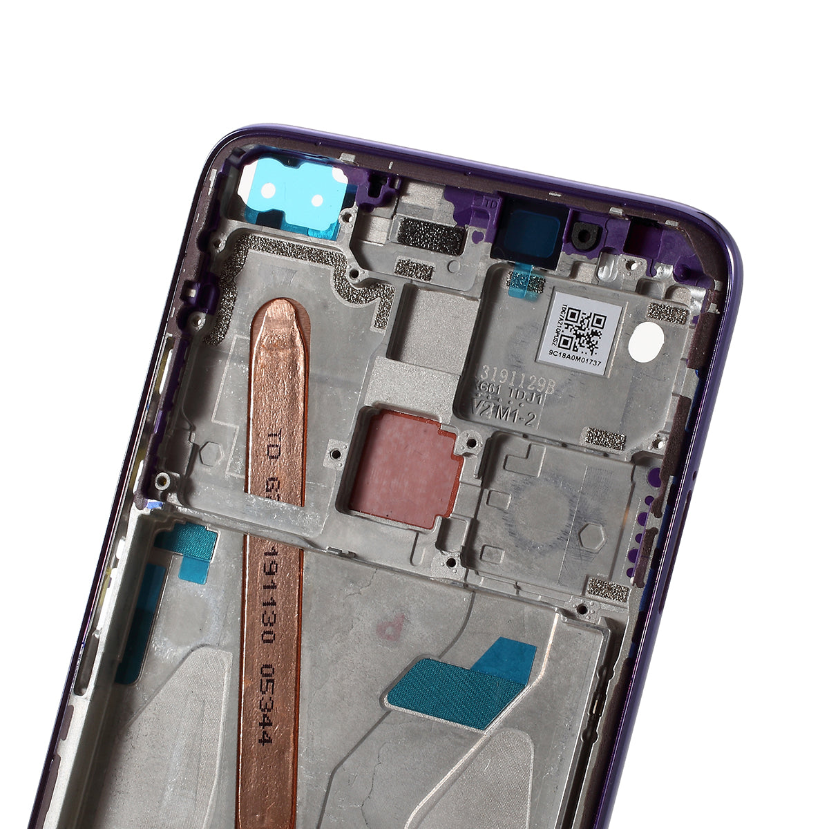 Fronthusramme reservedel (A side) til Xiaomi Redmi K30 5G Fronthusramme reservedel (A side) til Xiaomi Redmi K30 5G